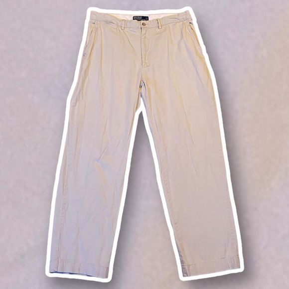 Polo Ralph Lauren Cream Chino Pants Men’s Size 34x30 - Picture 1 of 6